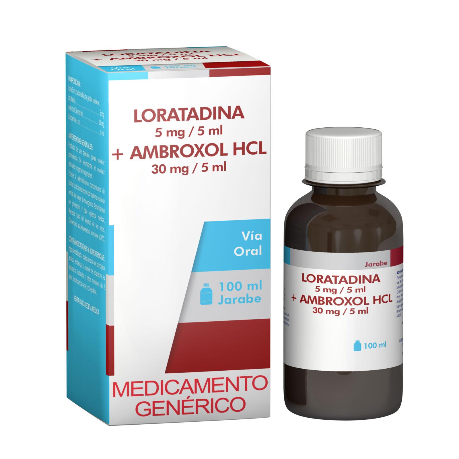 LORATADINA + AMBROXOL 5/30MG SUSP
