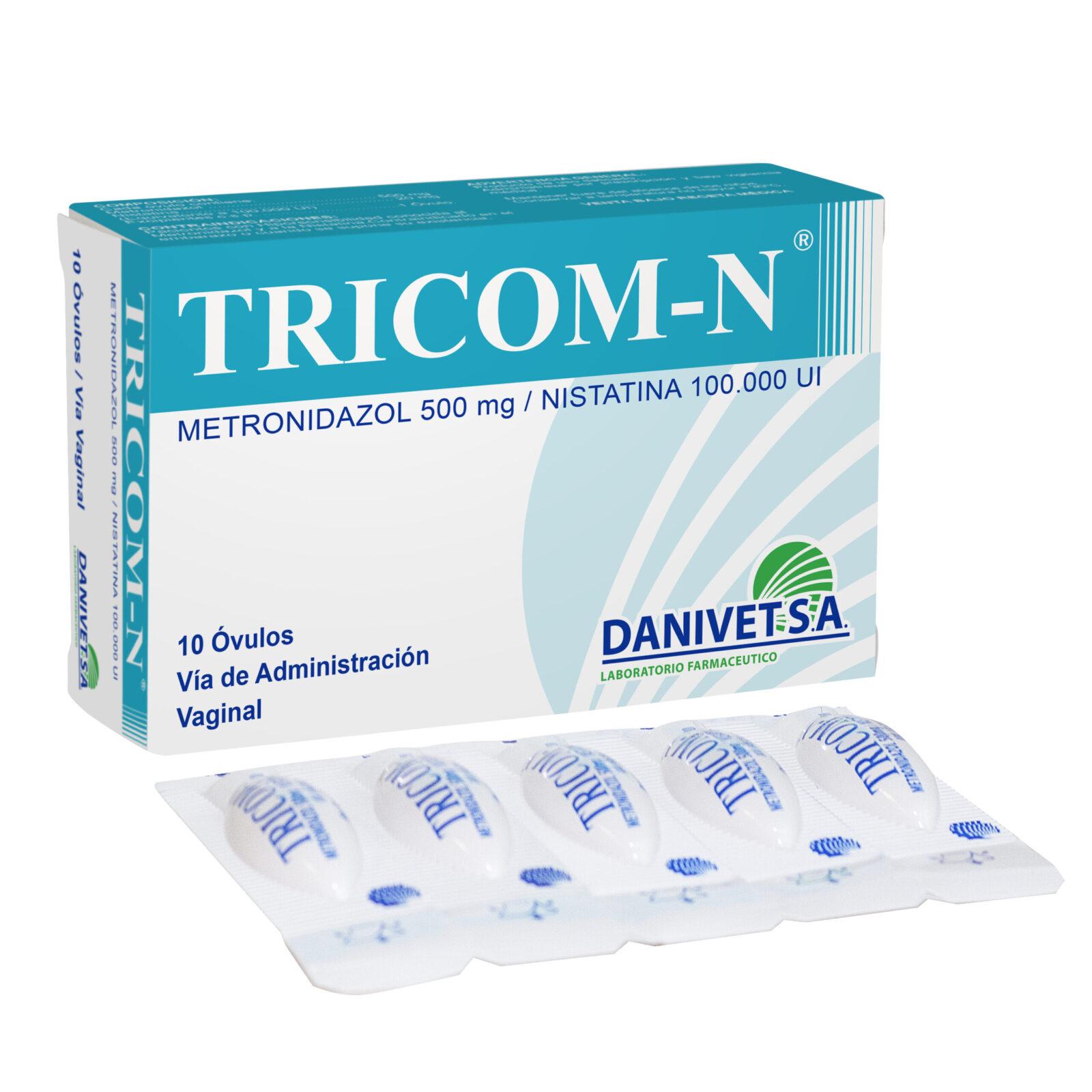 TRICOM-N 20MG/500MG OVULOS