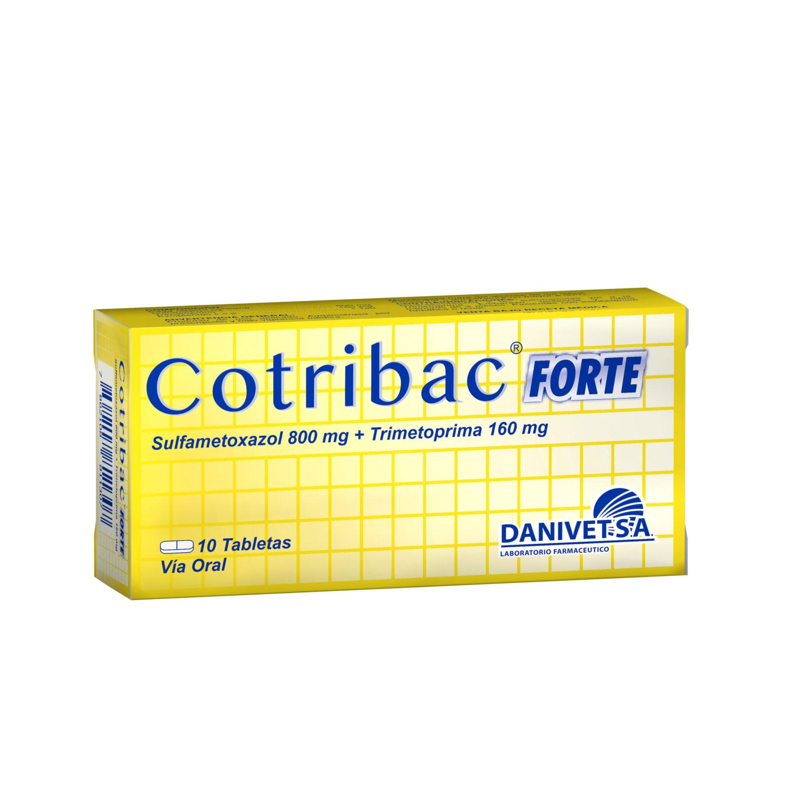 COTRIBAC FORTE 800/160MG TAB X 10