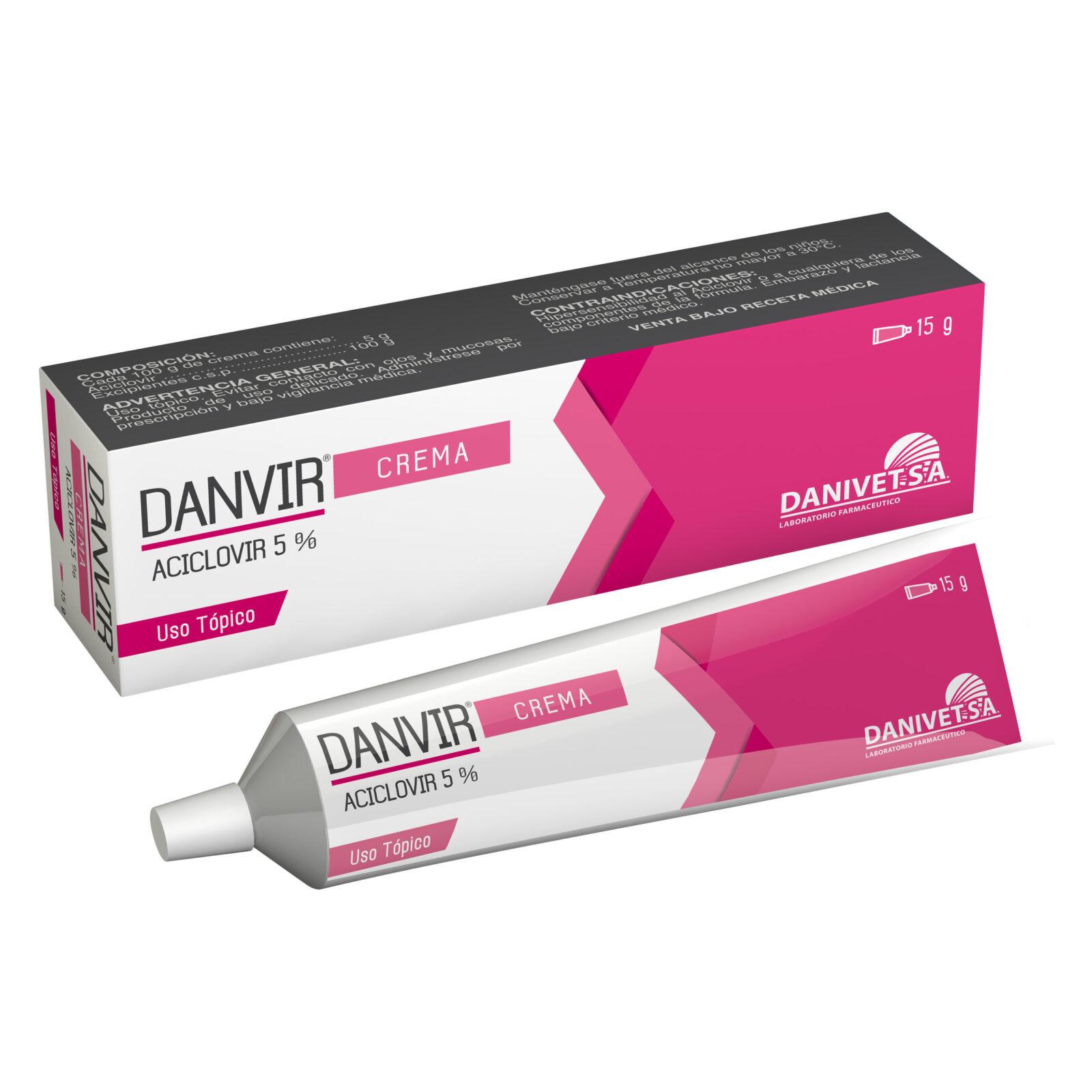 DANVIR 5% CREMA 15GR
