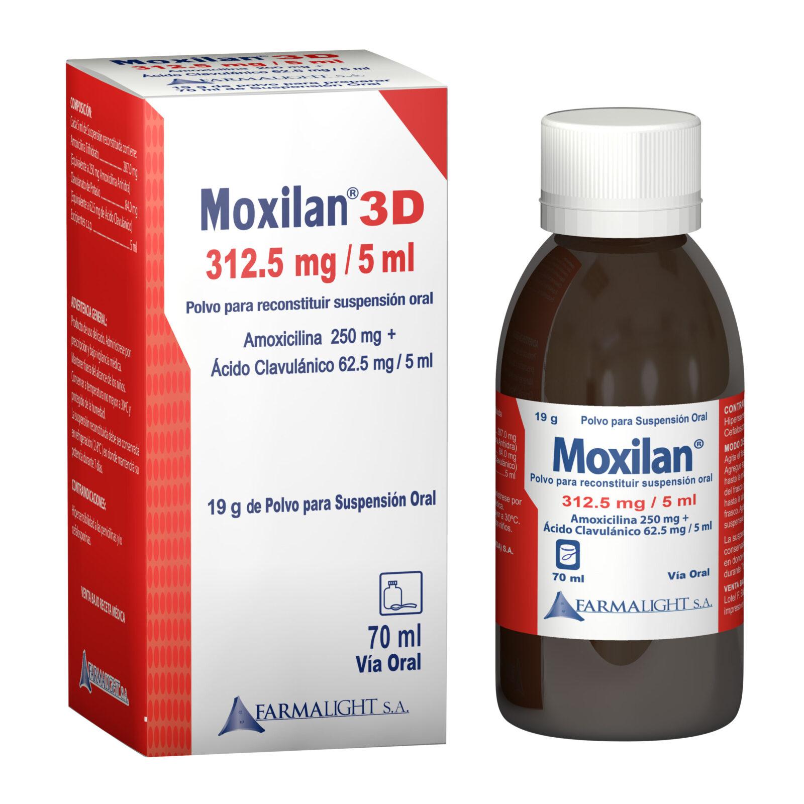 MOXILAN 3D SUSP 312/SML 70ML
