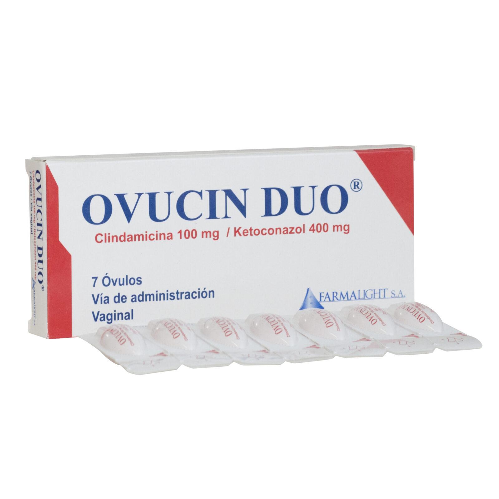 OVUCIN DUO 100MG/400MG 4 OVULOS X 7