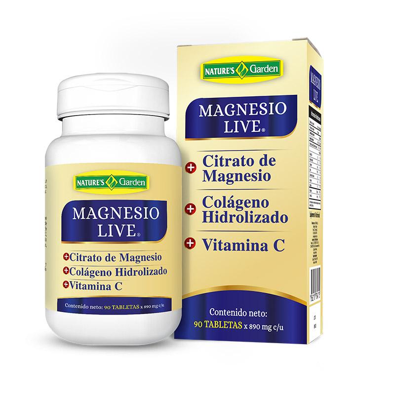 CLORURO MAGNESIO LIVE 890MG TAB X 90