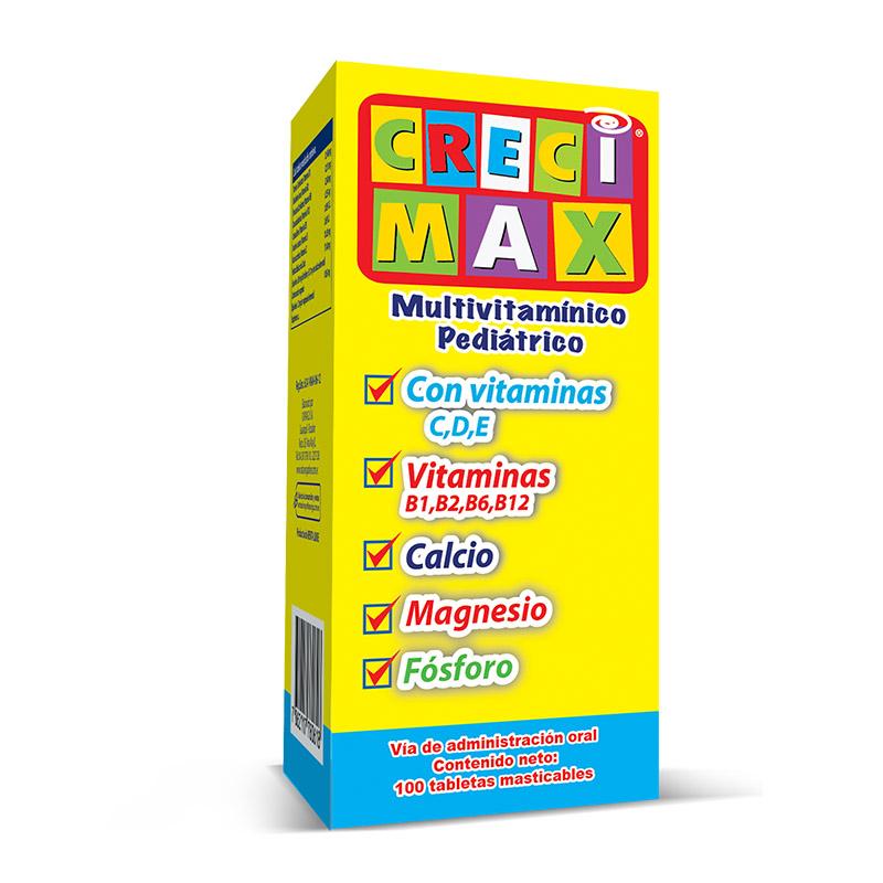 CRECIMAX MULTIVITAMINICO TAB X 100