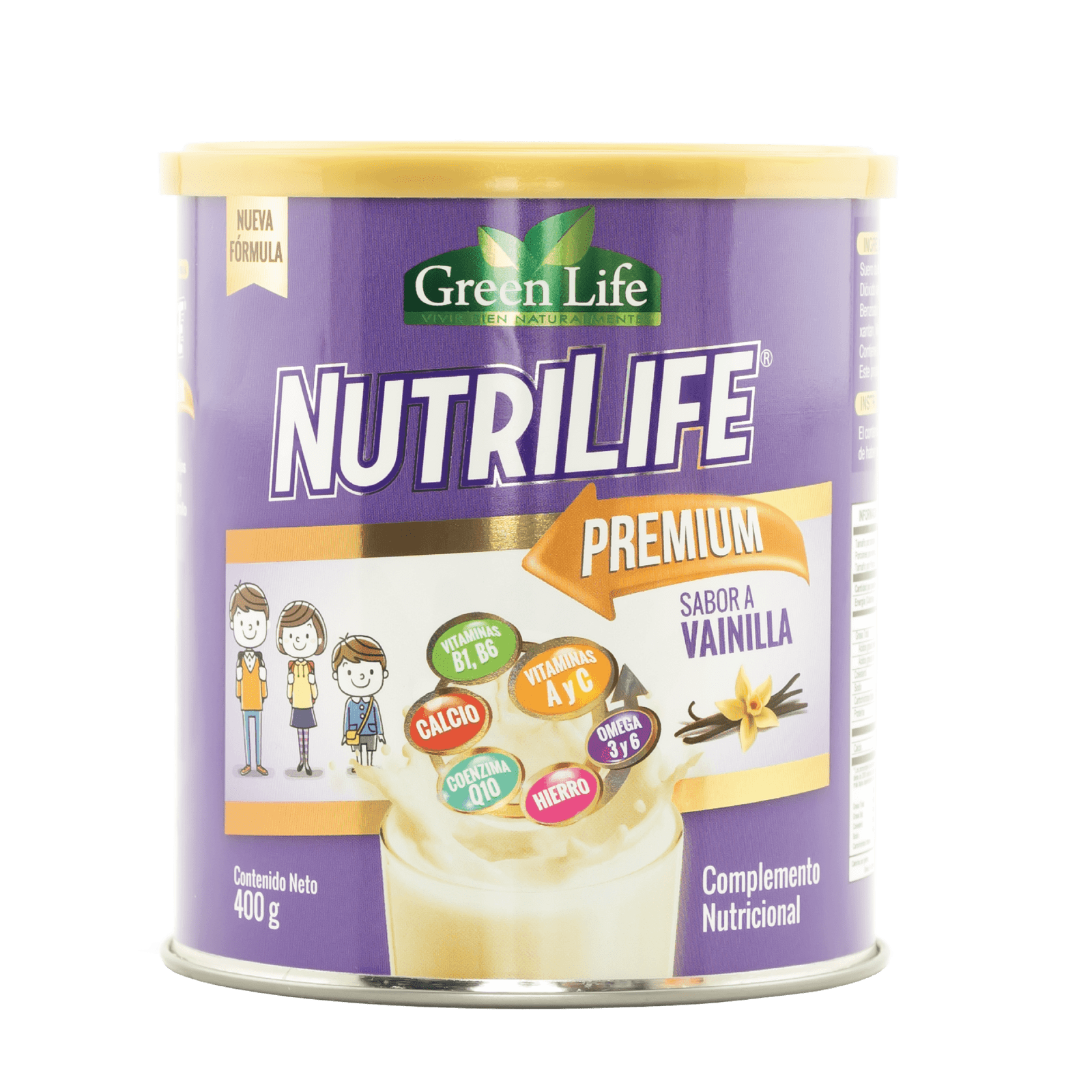 NUTRILIFE PREMIUN VAINILLA TARRO 400GR