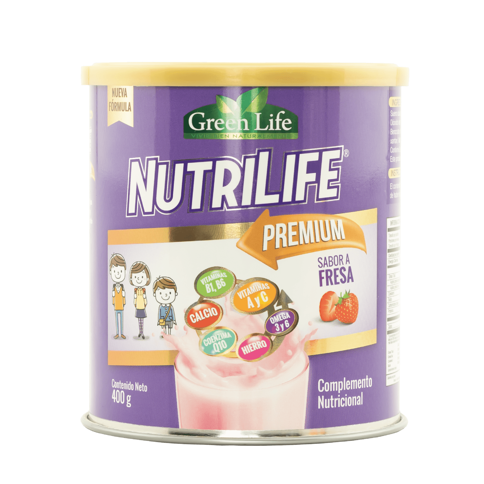 NUTRILIFE PREMIUN FRESA TARRO 400GR
