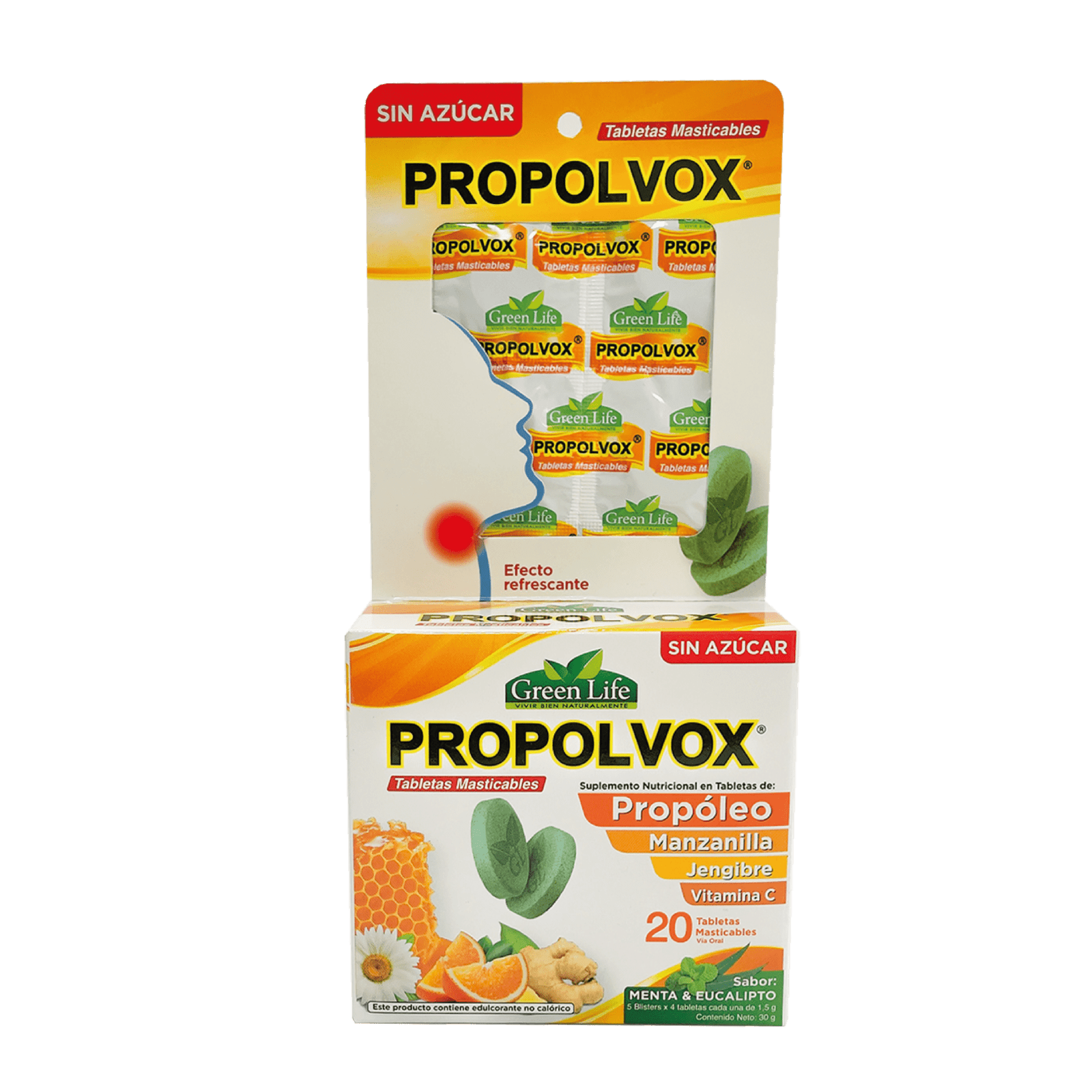 PROPOLVOX MENTA TAB X 24