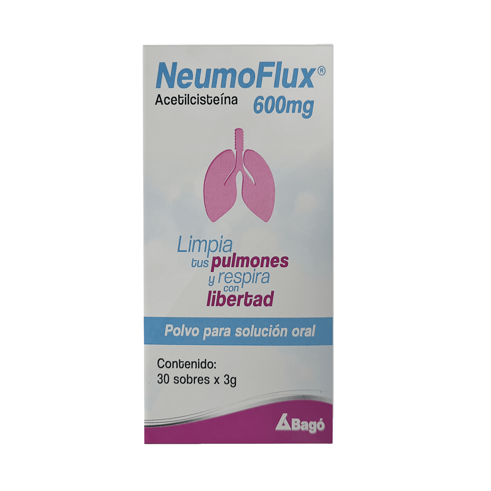 NEUMOFLUX 600MG SOBRES 3G X 30