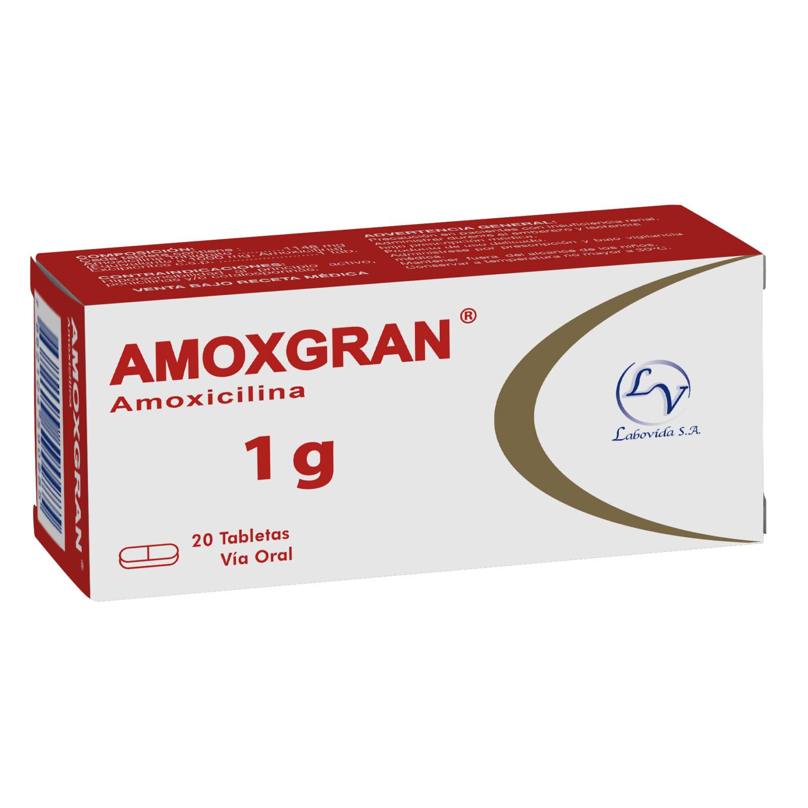 AMOXGRAN 1G TAB X 20