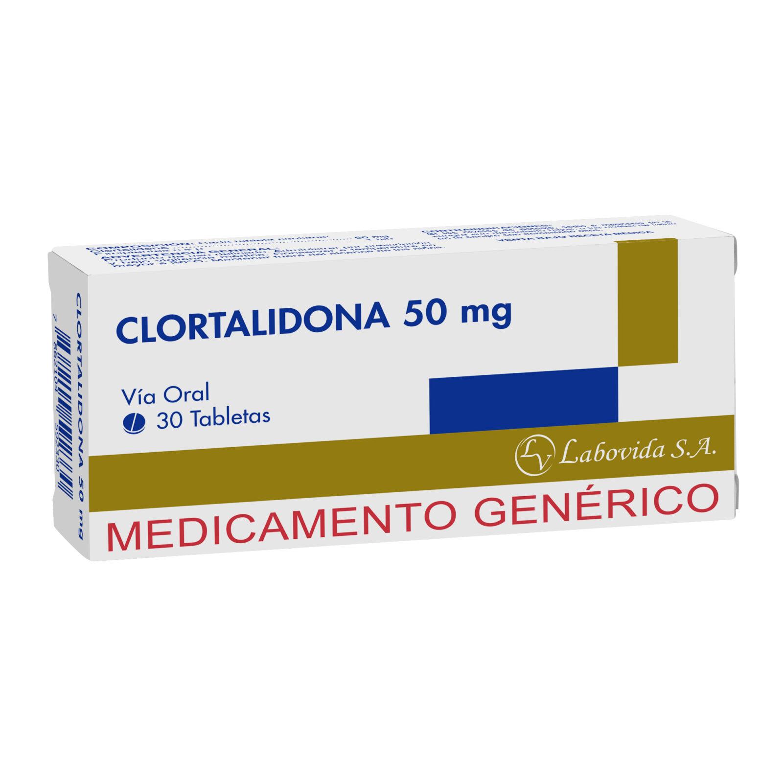 CLORTALIDONA 50MG TAB X 30