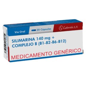 SILIMARINA + COMPLEJO B CAP X 20