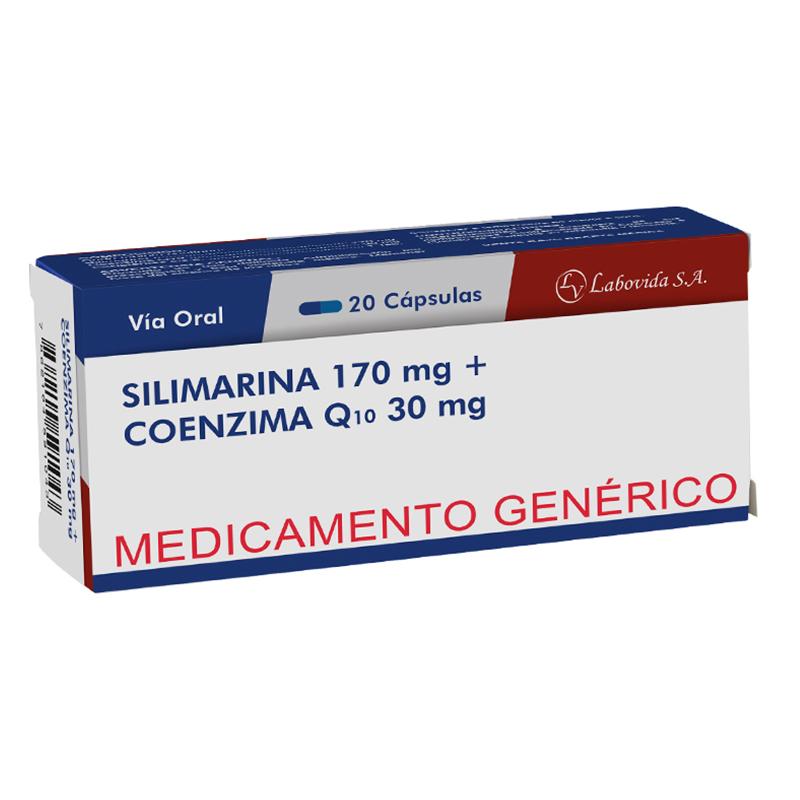SILIMARINA 170 MG + COENZ Q 10 30MG CAP X 20