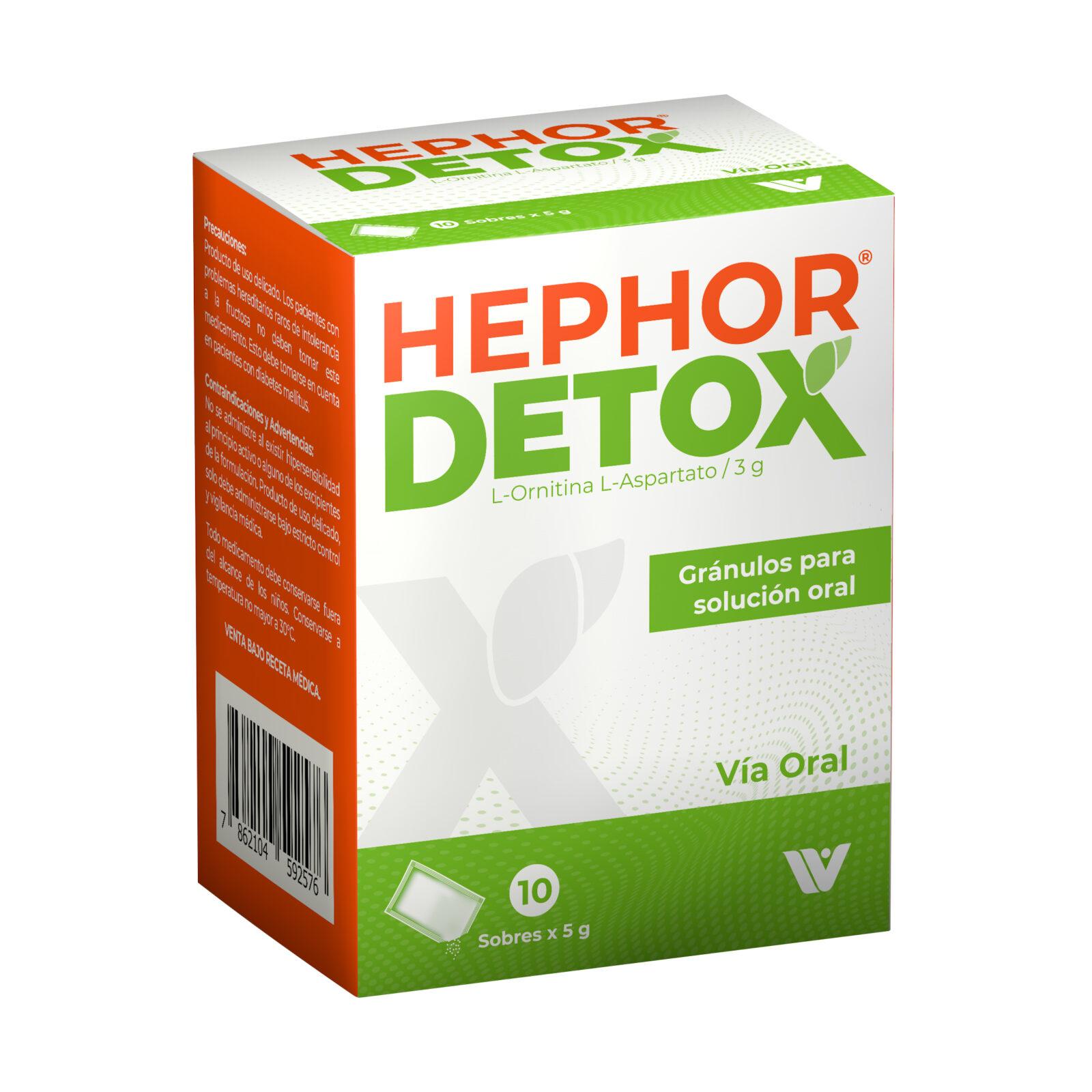 HEPHOR DETOX SOBRES 5G X 10