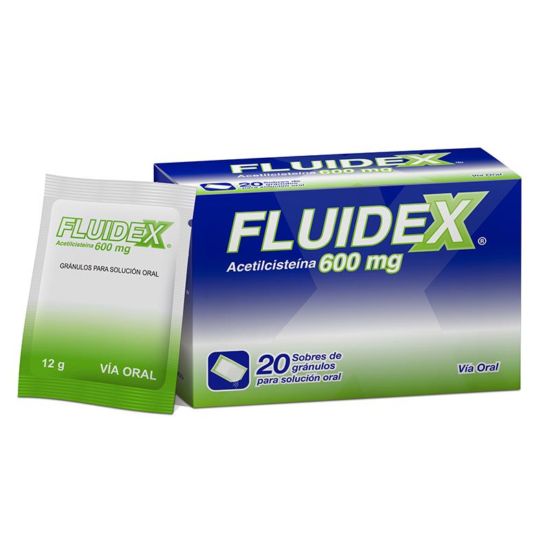 FLUIDEX 600MG SOBRES X 20