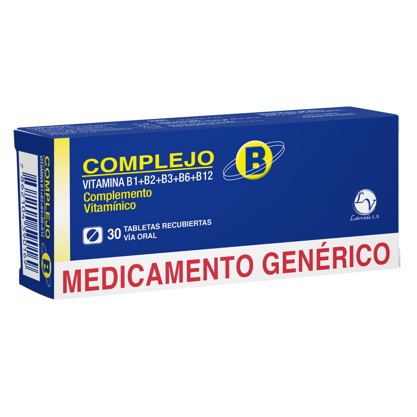 COMPLEJO B TAB X 30