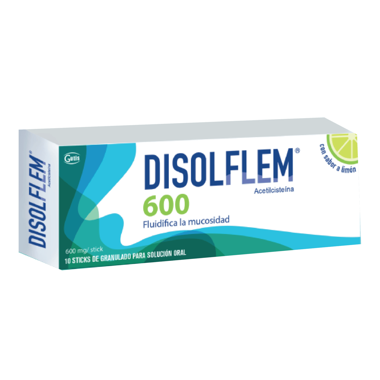 DISOLFLEM 600MG LIMON SOB X 10
