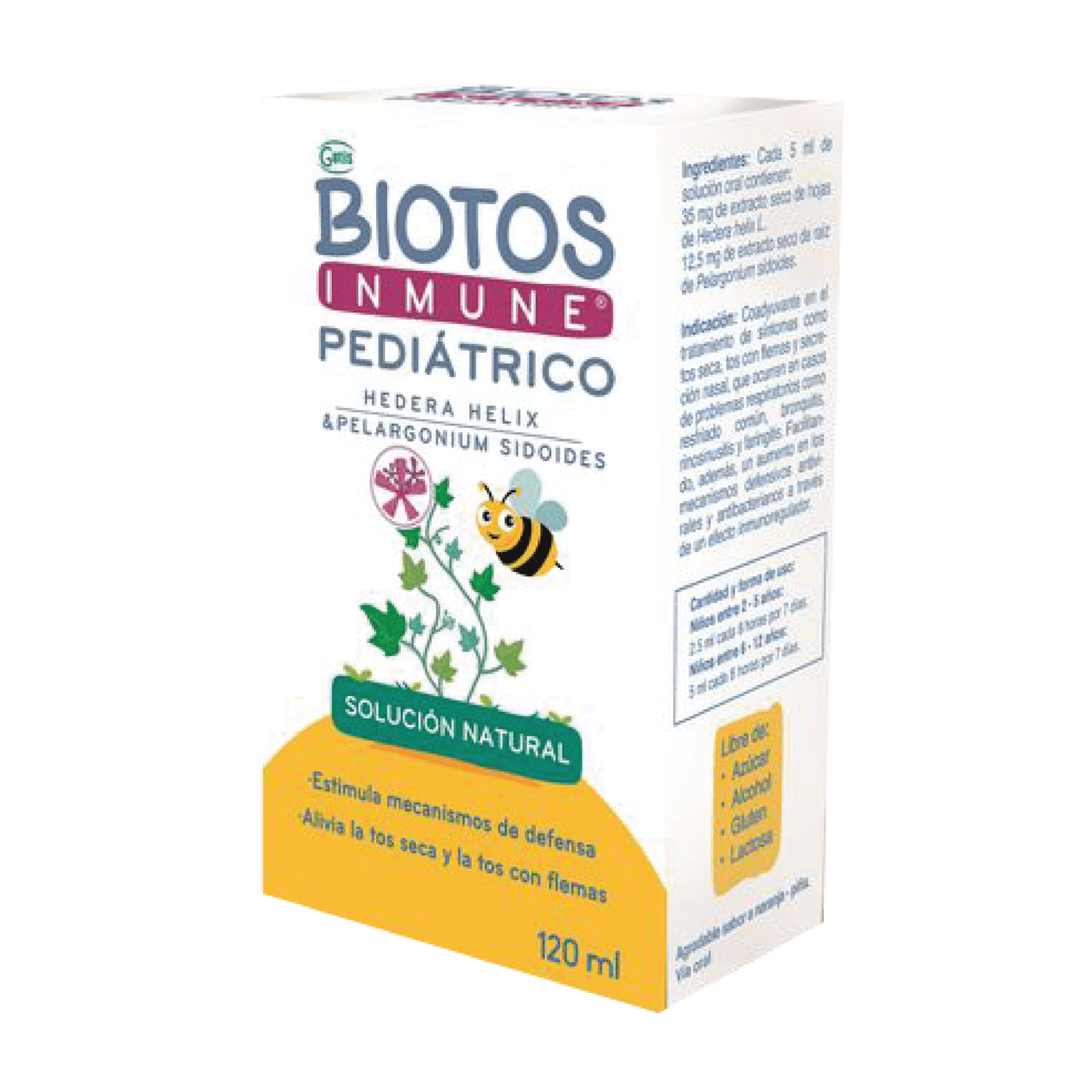 BIOTOS INMUNE PEDIATRICO JBE 120ML
