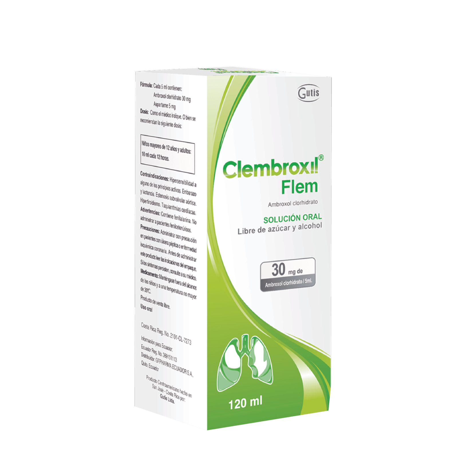 CLEMBROXIL FLEM 30MG/120ML