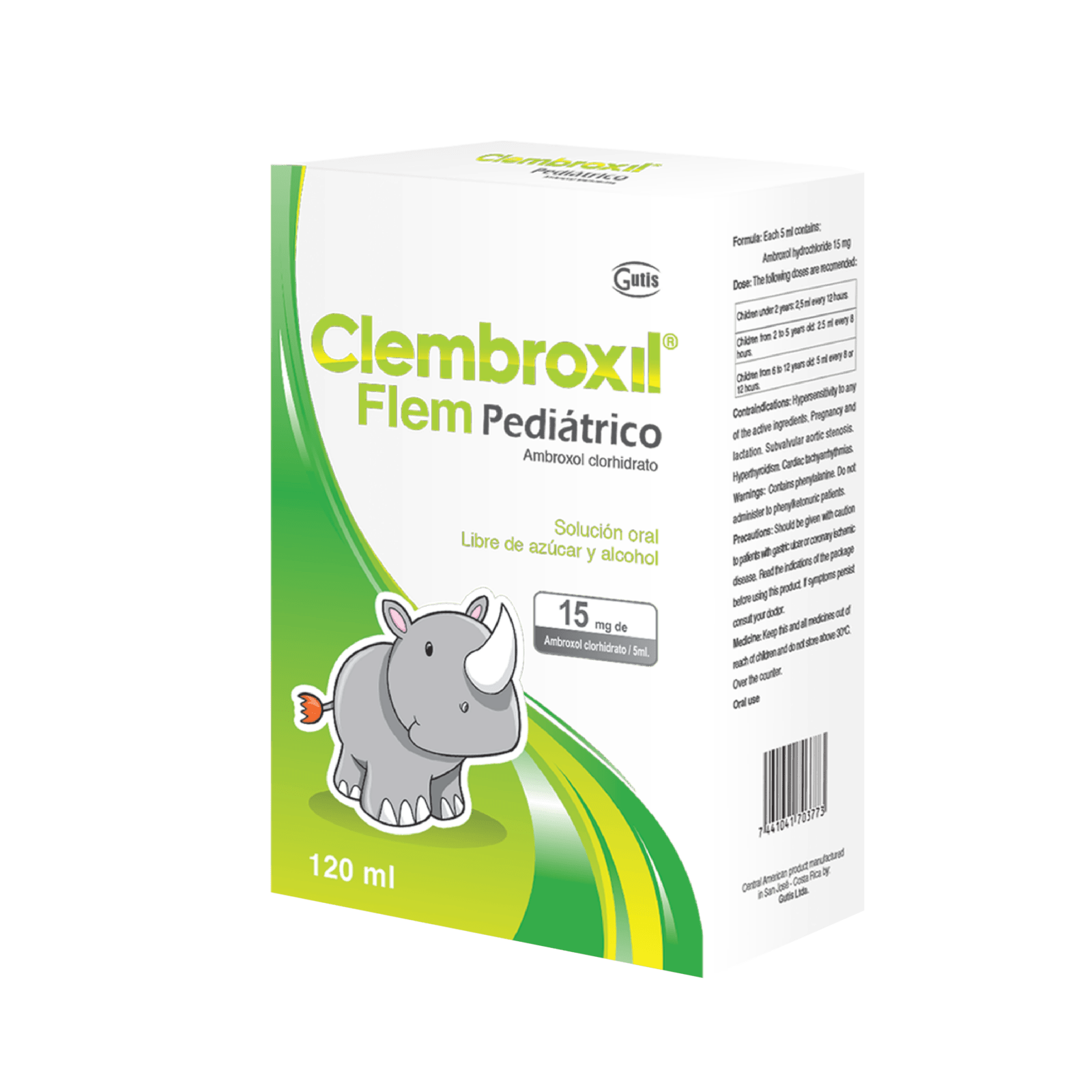 CLEMBROXIL FLEM PEDIATRICO 15MG/120ML