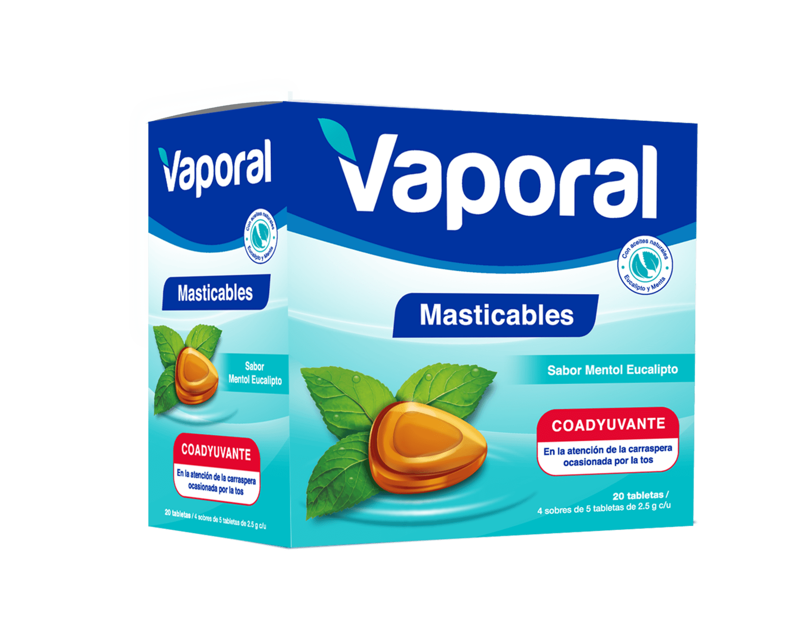 VAPORAL TAB MAST MENT-EUC
