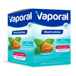 VAPORAL TAB MAST MENT-EUC SOBRES X 60