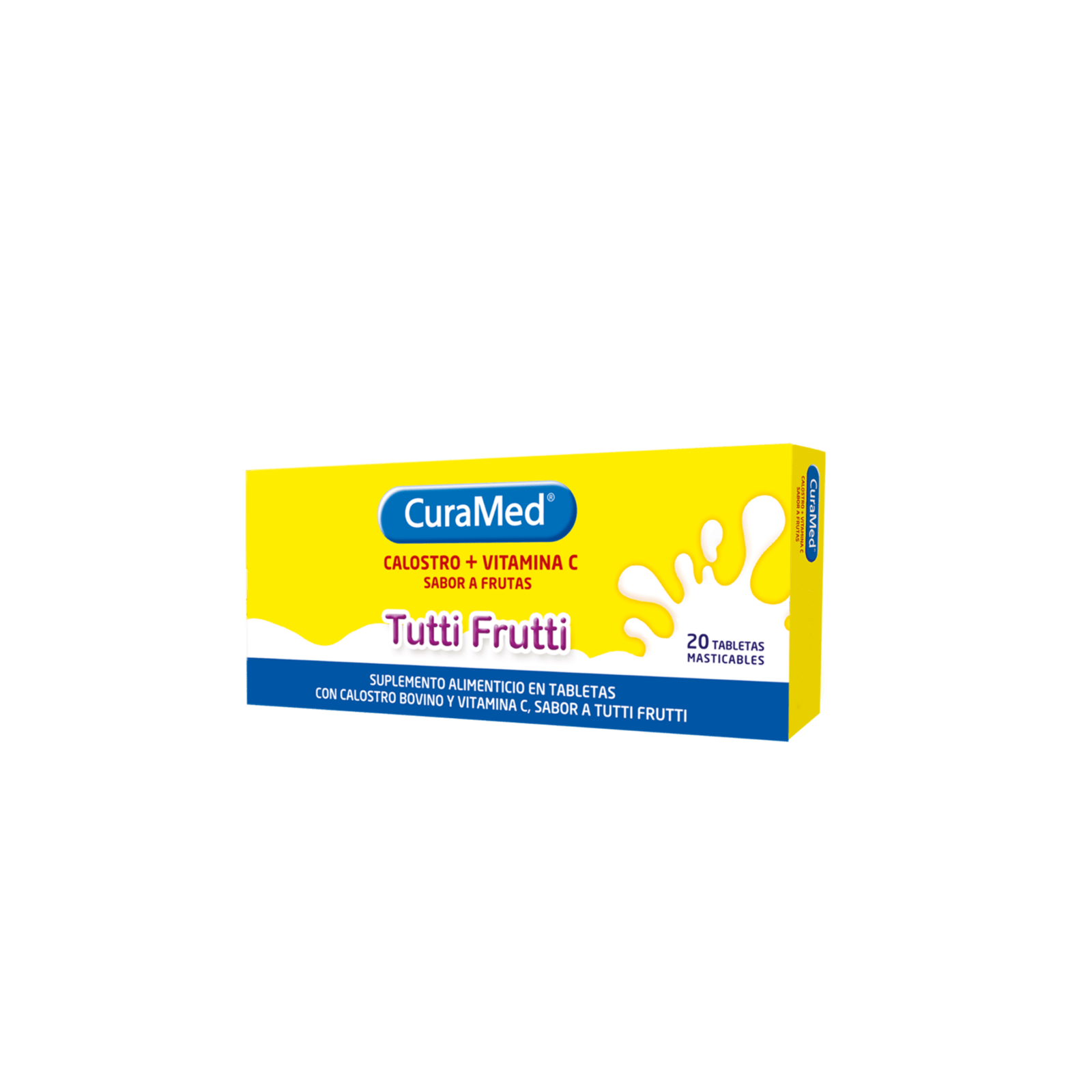 CURAMED INFANTIL TUTIFRUTI TAB X 20