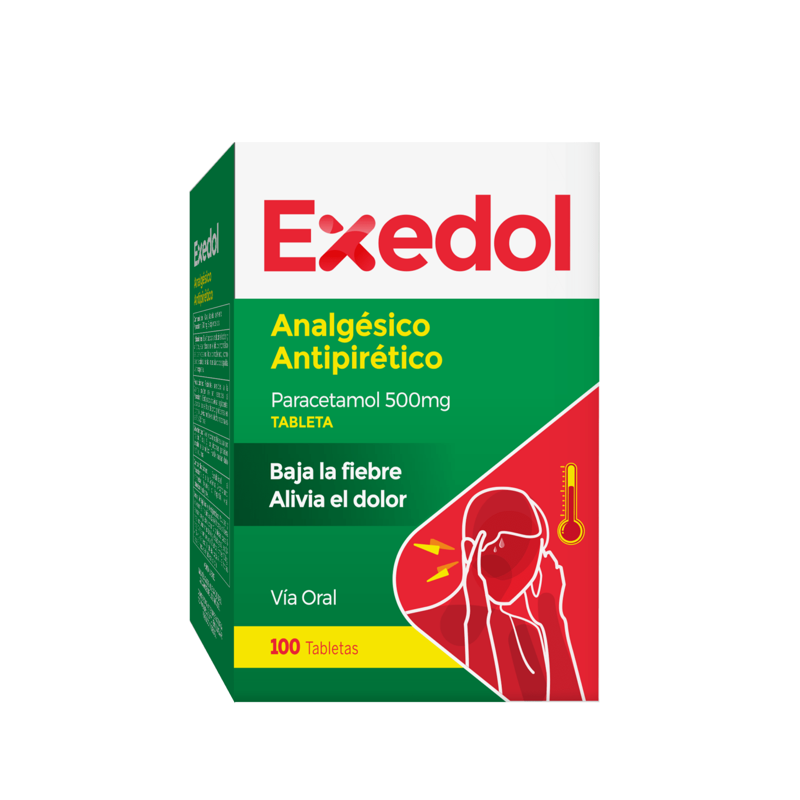 EXEDOL 500MG TAB X 100