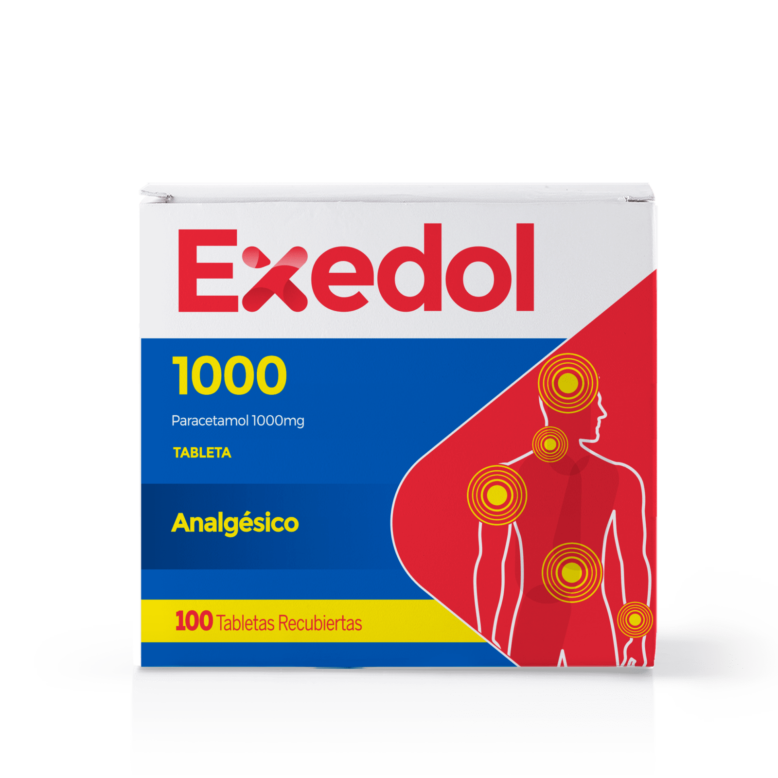 EXEDOL 1000MG TAB X 100