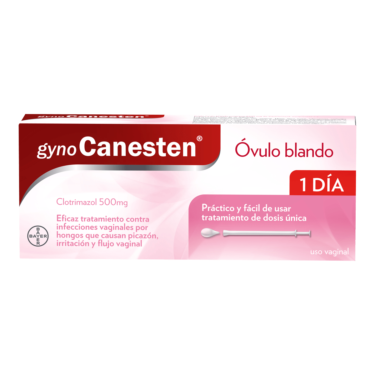 GYNOCANESTEN 500MG (1DIA) OVULO X 1
