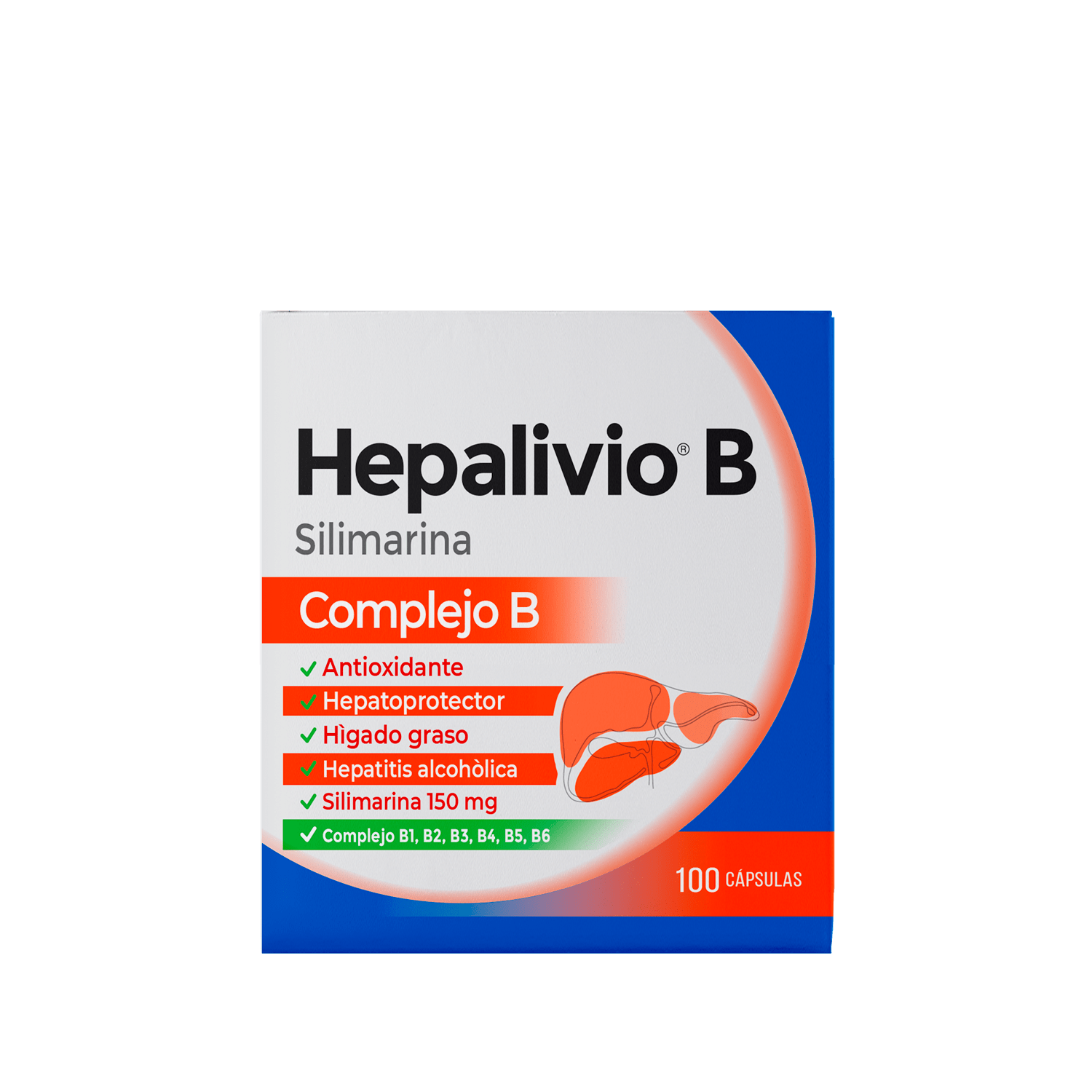 HEPALIVIO B CAP X 100