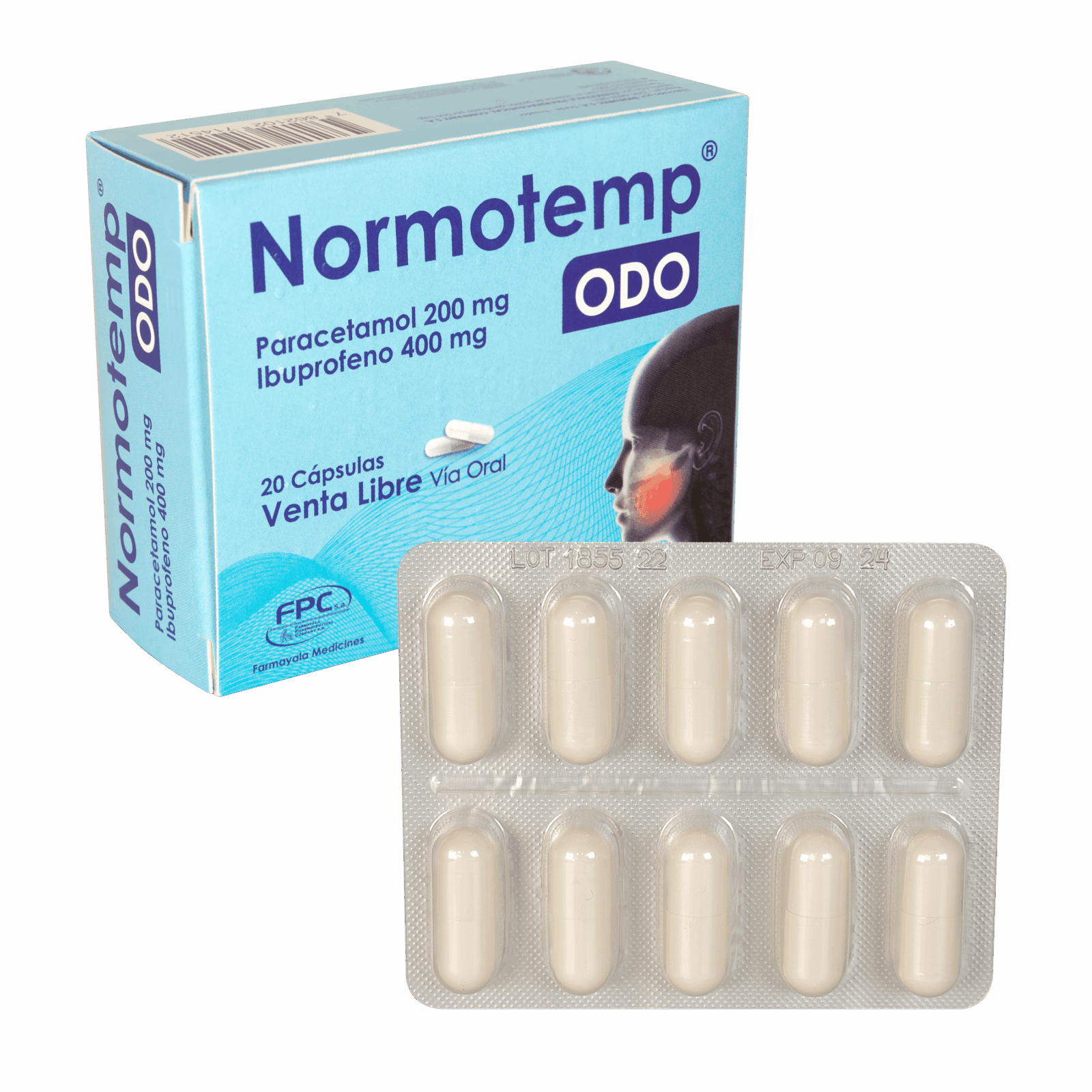 NORMOTEMP ODO CAP X 20