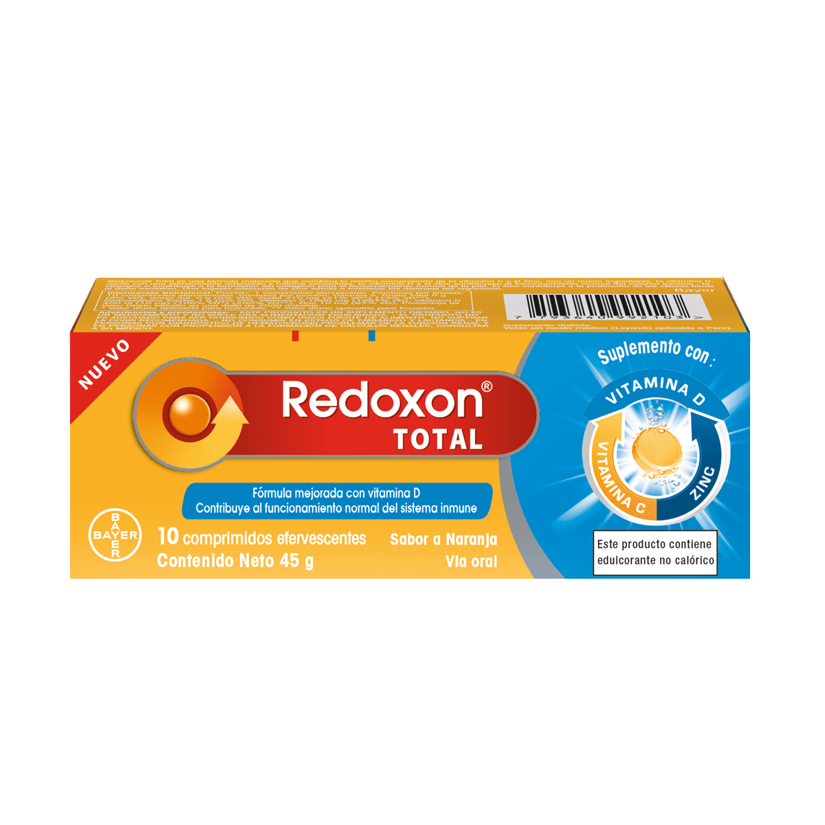 REDOXON TOTAL + ZINC EFERV TBO X 10