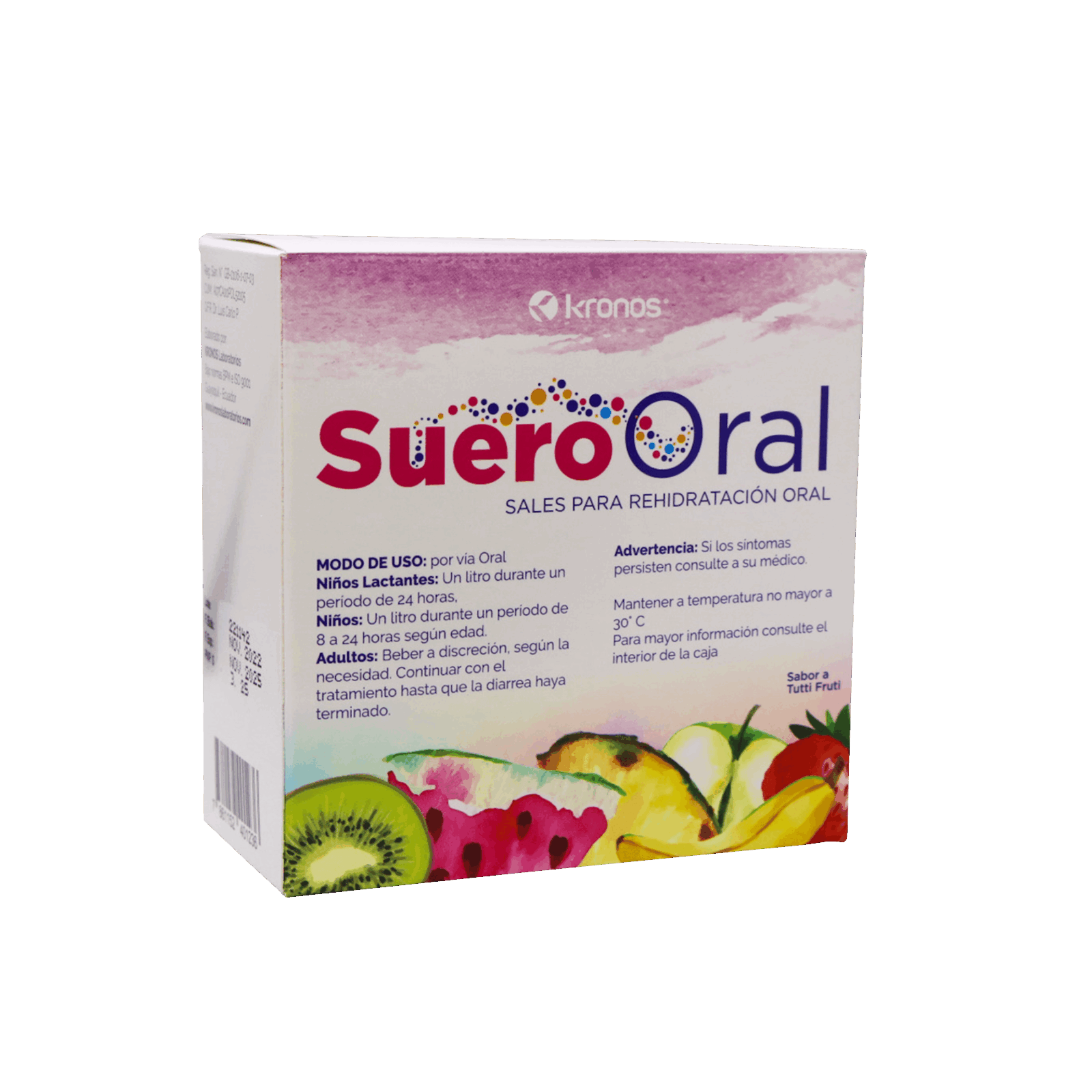 SUERO ORAL TUTTI FRUTI X 5