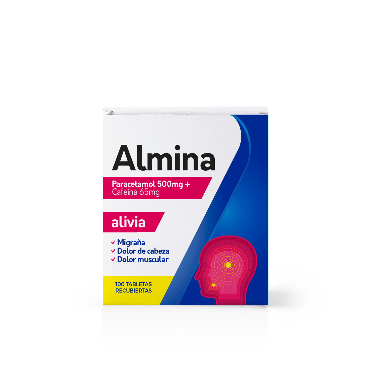 ALMINA 500MG+65MG CAP X 100