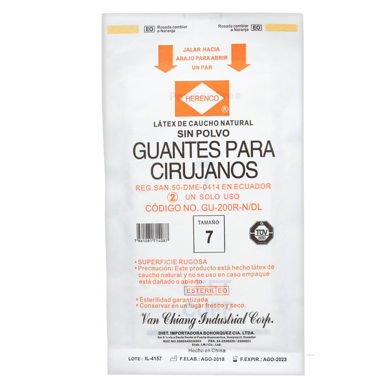GUANTES #7 HERENCO X 50